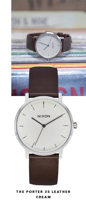 The Porter 35 Leather Watch by Nixon