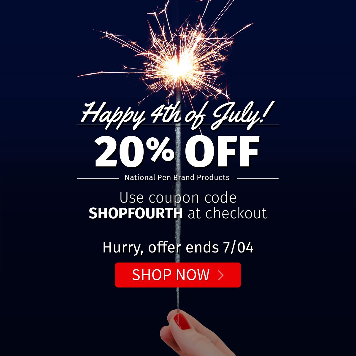 Happy 4th of July! - 20$ Off