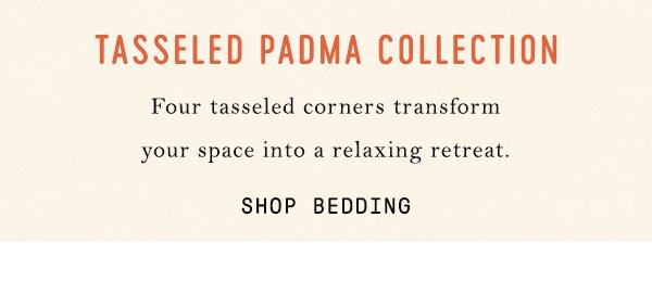 Shop bedding.