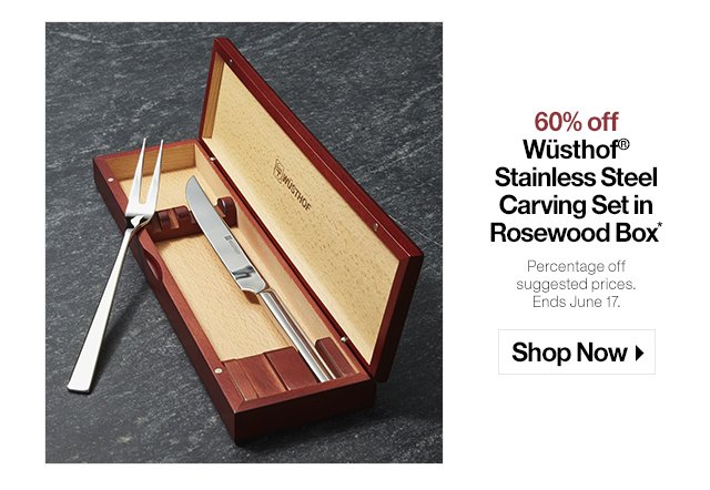 60% off Wusthof Rosewood Box