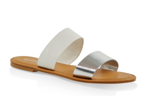 Two Band Slide Sandals