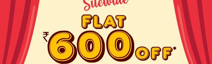 Flat Rs. 600 OFF*