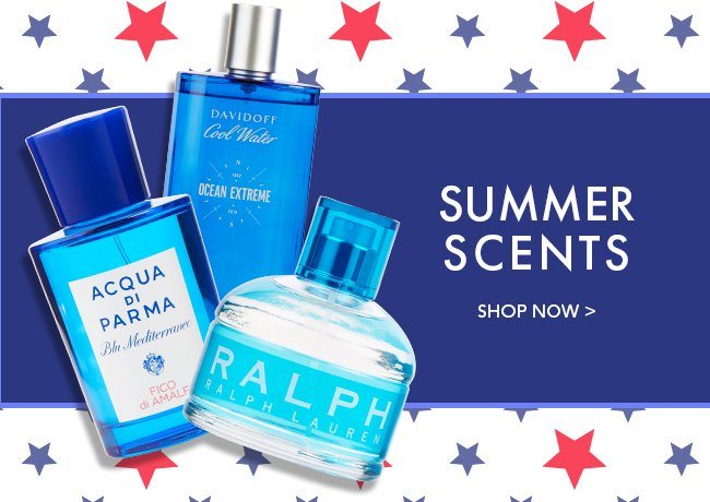 Summer Scents. Shop Now