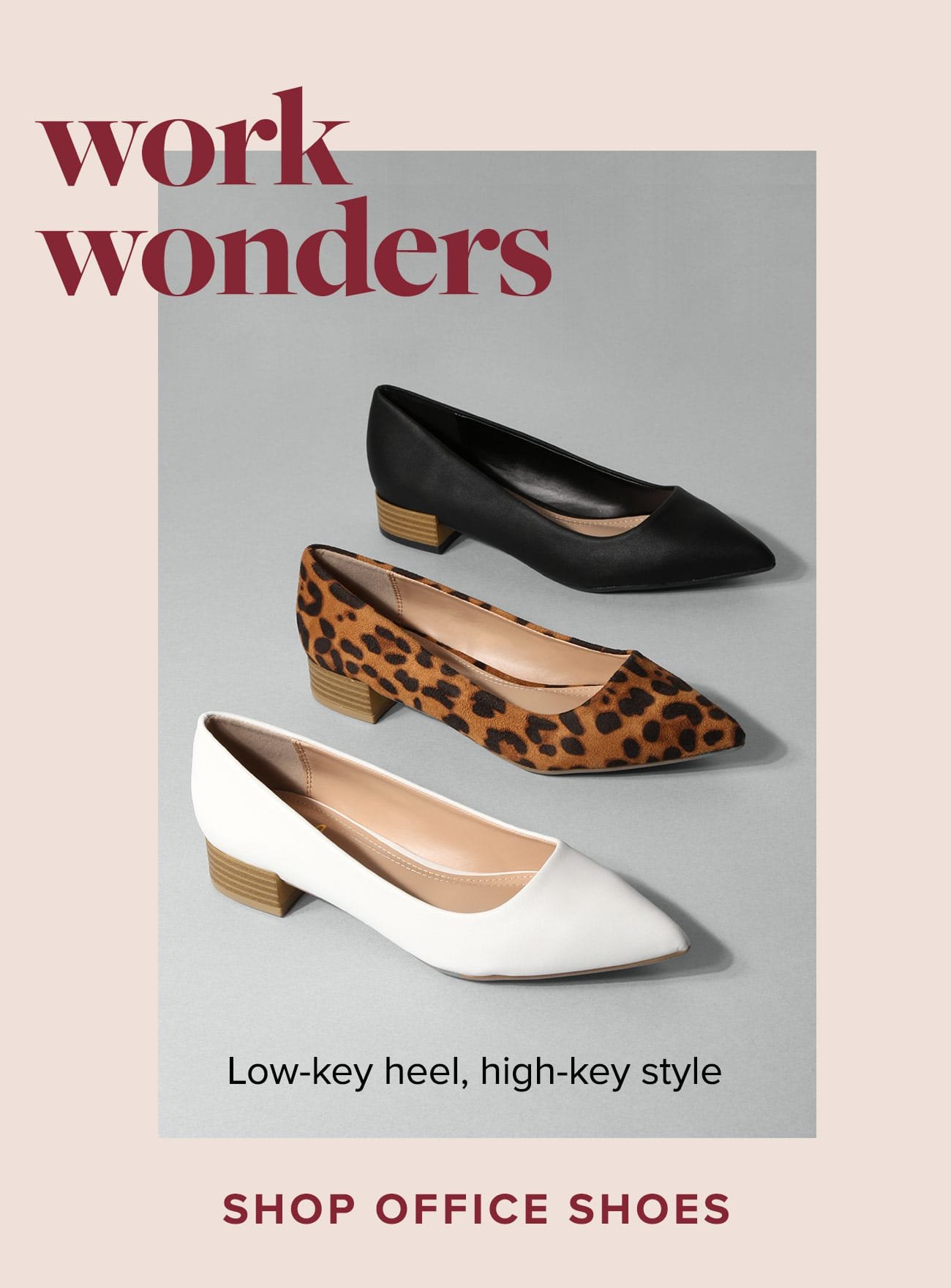 Work Wonders - Shop Office Shoes 