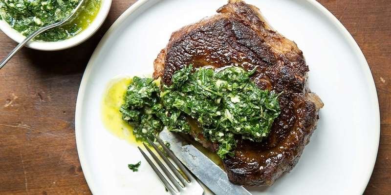 Rib-Eye Steak with Chimichurri