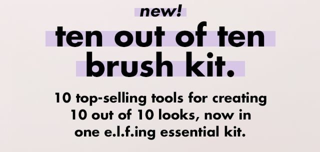 10 top-selling tools for creating 10 out of 10 looks