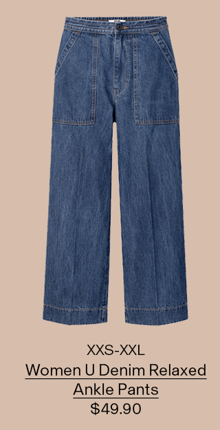 BODY4 PDP2 - U DENIM RELAXED ANKLE PANTS