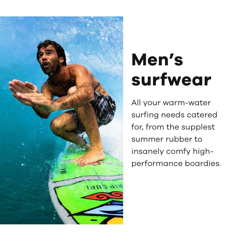 Men's surfwear | Shop now