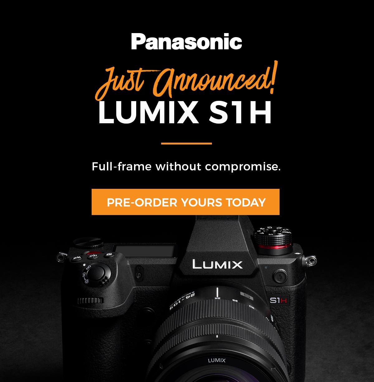 Just Announced! NEW Panasonic LUMIX S1H Mirrorless Camera Body