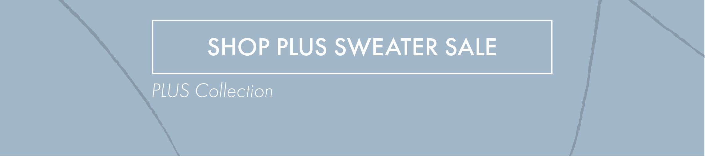 25% OFF Sweater Sale (Plus)