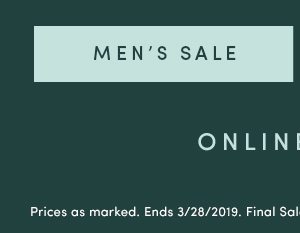 MEN'S SALE