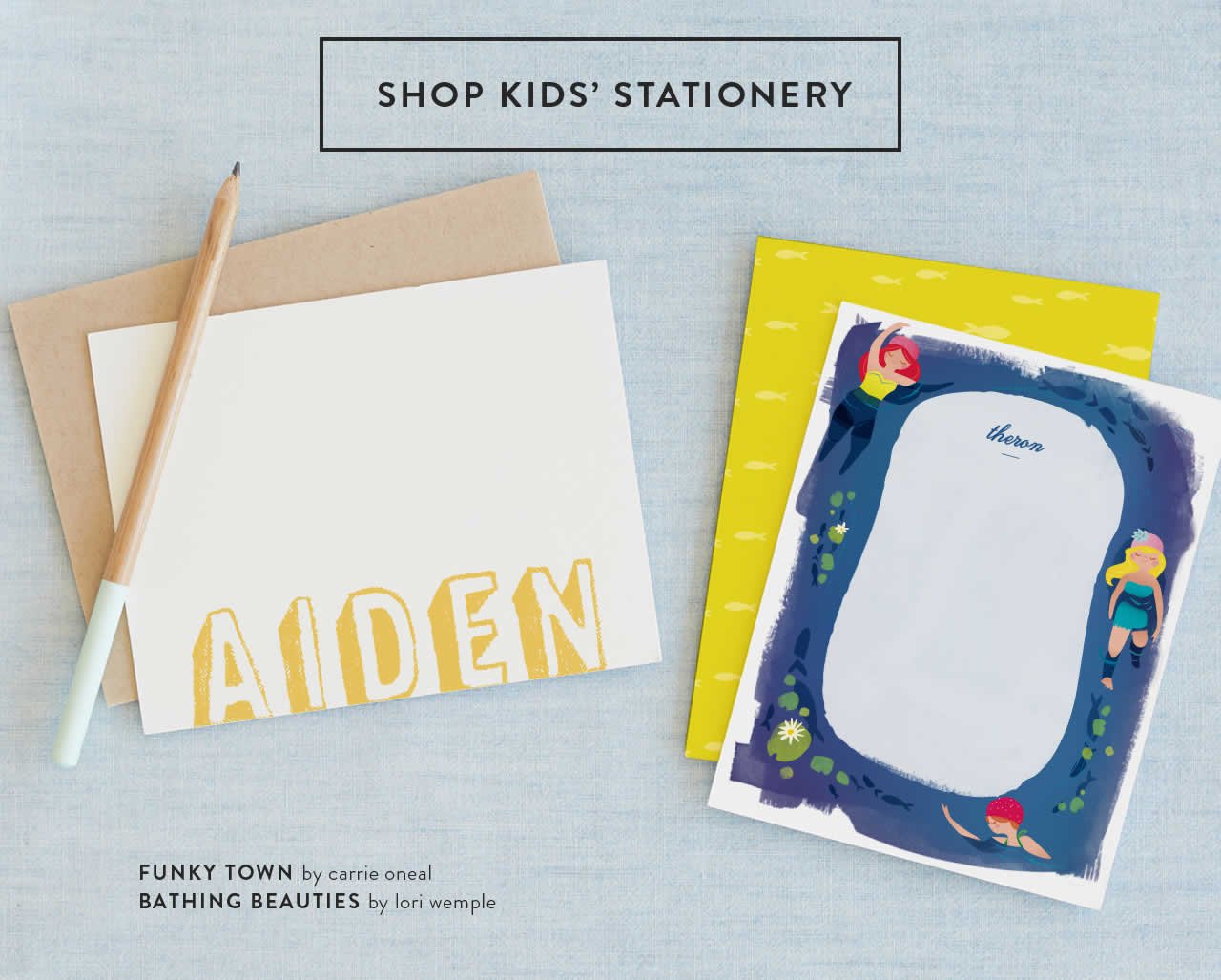 Shop Kids' Stationery