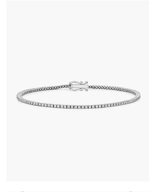 Certified Lab Created Diamond Tennis Bracelet