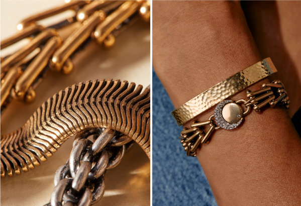 Heritage Statement Chains | Make a statement with bold, vintage-inspired chains that never go out of style. Classic yet modern, these chains will have all eyes on you (or your wrist).