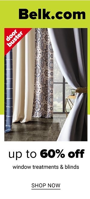 Up to 60% off Window Treatments - Shop Now