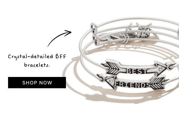 Best Friends Arrow Charm Bangles, Set of 2 | Shop Now