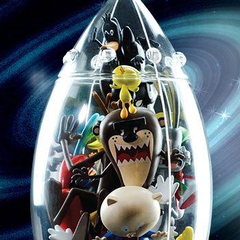 Get Animated: Looney Tunes Rocket Resin Collectible