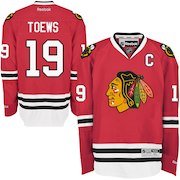 Reebok Jonathan Toews Chicago Blackhawks Red Home Premier Jersey