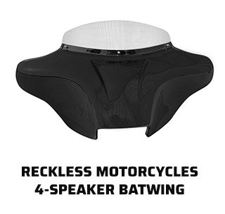 Reckless Motorcycles 4-Speaker Batwing
