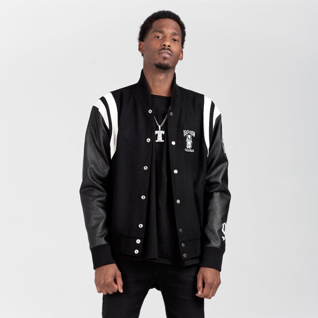 Image of Death Row Records x King Ice - Letterman Jacket