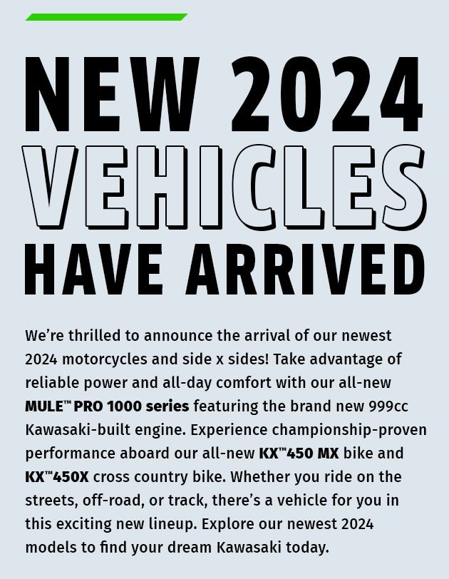 NEW 2024 VEHICLES HAVE ARRIVED