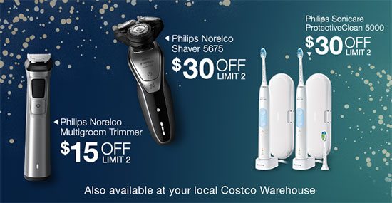 Shop Philips Norelco and Sonicare gifts for everyone. Up to $30 OFF.