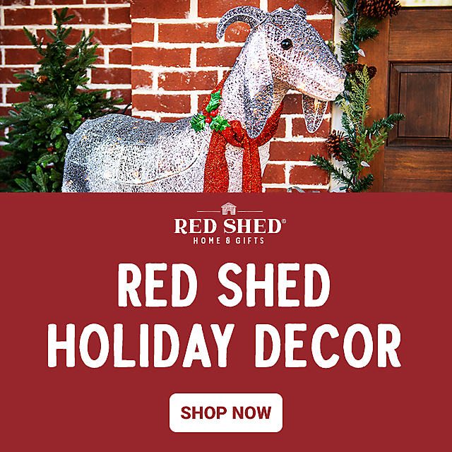 Red Shed Decor