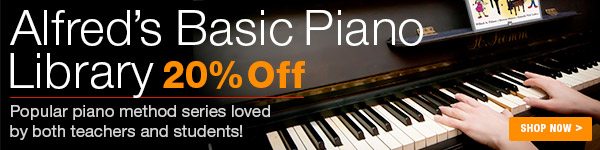20% off Alfred's Basic Piano Sale - Shop Now >