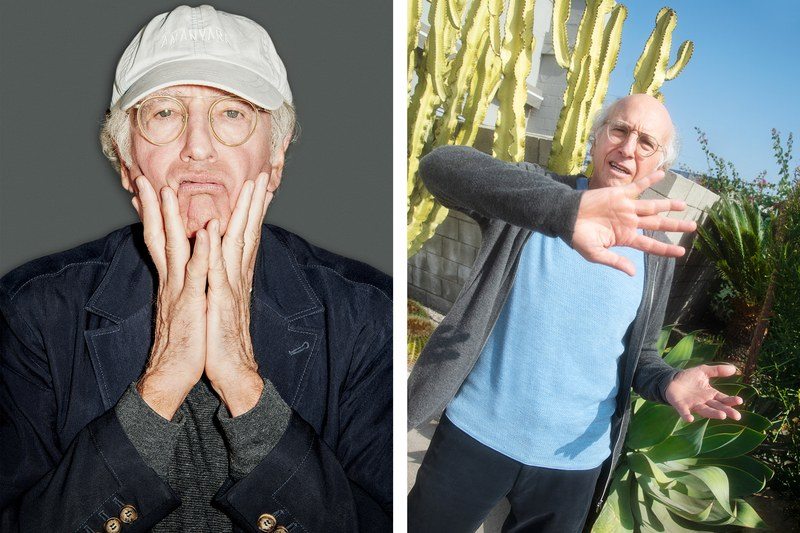 diptych of larry david