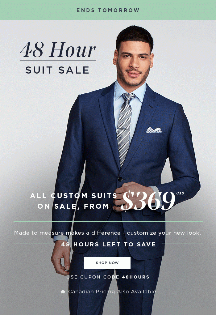 48 HOUR SUIT SALE [SHOP NOW]