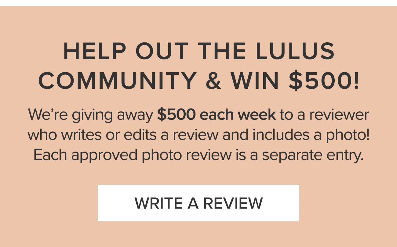 Help Out The Lulus Community 