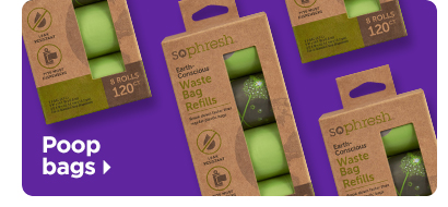 Shop poop bags >