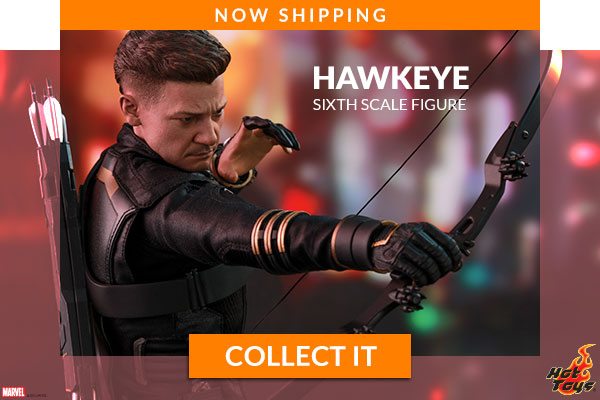 NOW SHIPPING Hawkeye Sixth Scale Figure by Hot Toys