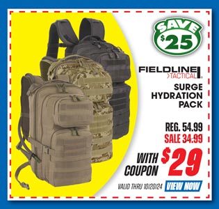 Fieldline Surge Tactical Hydration Backpack