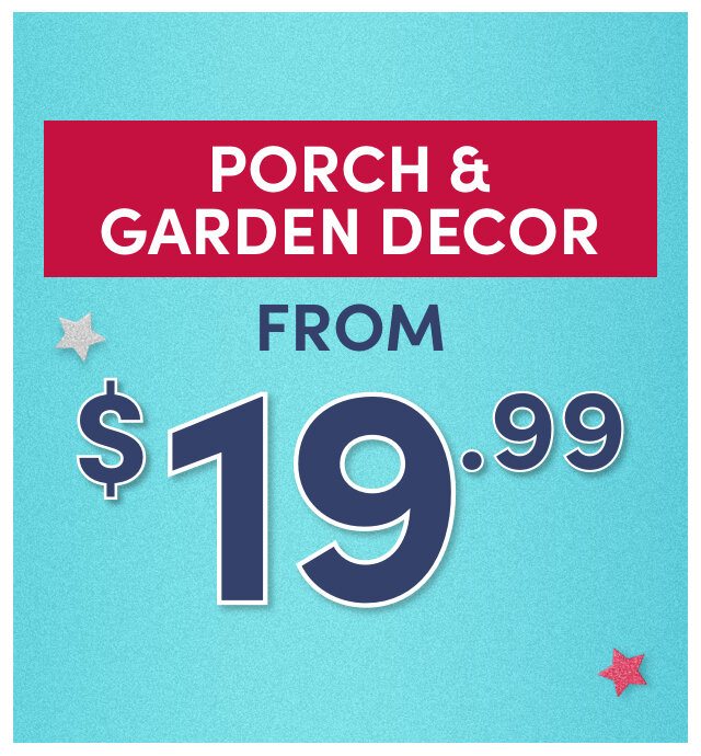 Porch & Garden Décor