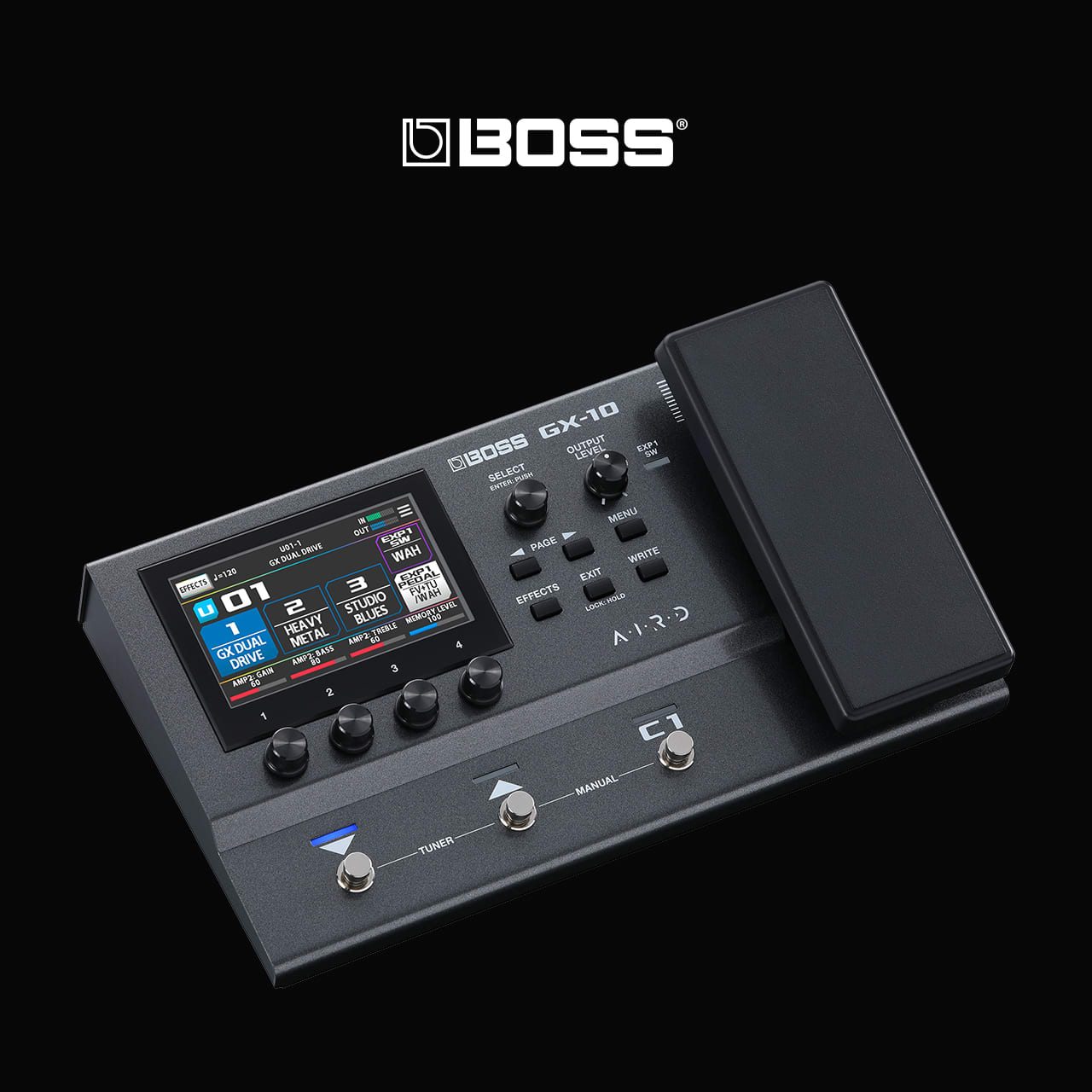 New from Boss. GX-10 Multi-Effects Processor.