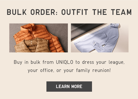 BULK ORDER: OUTFIT THE TEAM - LEARN MORE