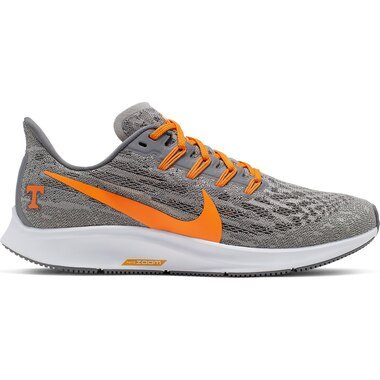 Nike Tennessee Volunteers Women's Gray/Tennessee Orange Air Zoom Pegasus 36 Running Shoes
