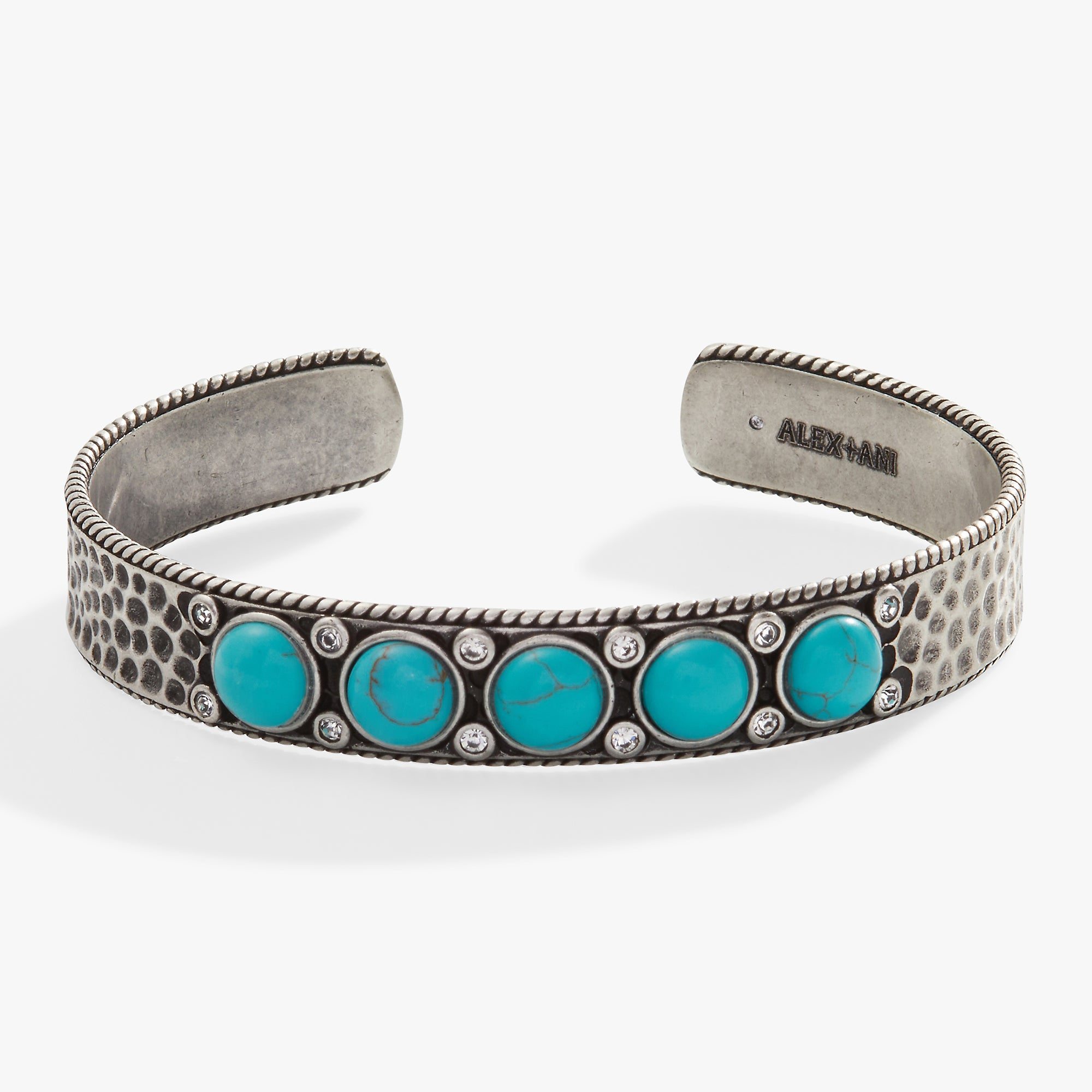 Image of Turquoise Hammered Cuff