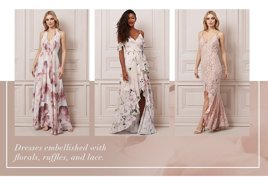 le chateau bridesmaid dresses