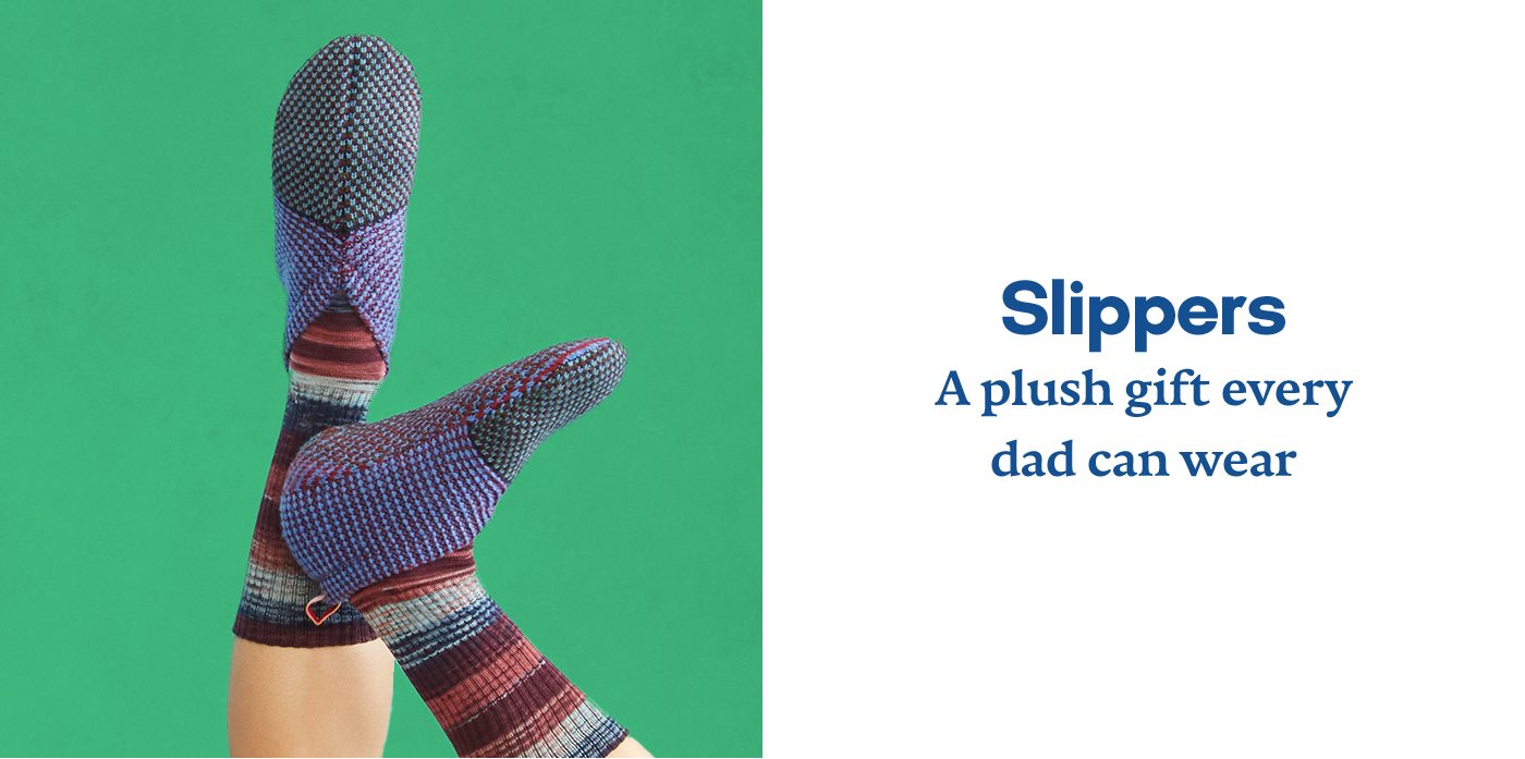 Slippers A plush gift every dad can wear