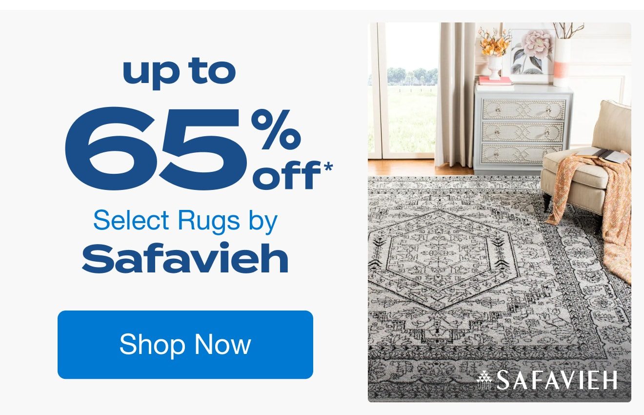 Up to 65% Off Select Rugs by Safavieh*