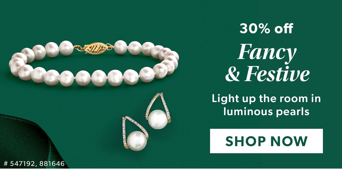 30% Off Luminious Pearls. Shop Now