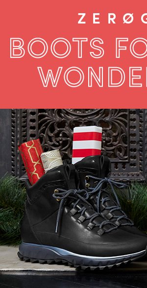 ZEROGRAND BOOTS FOR WINTER WONDERLANDS