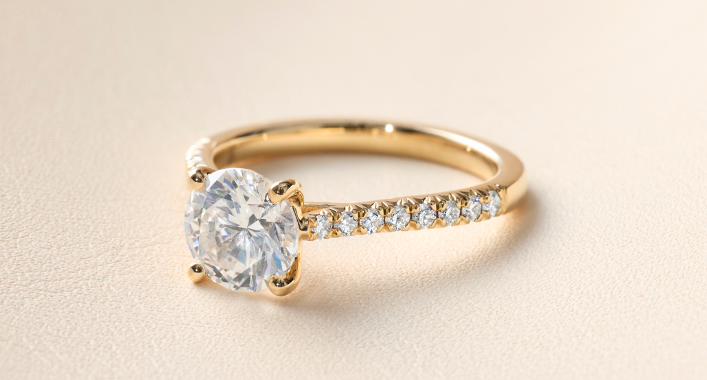 With our most popular diamond shape.