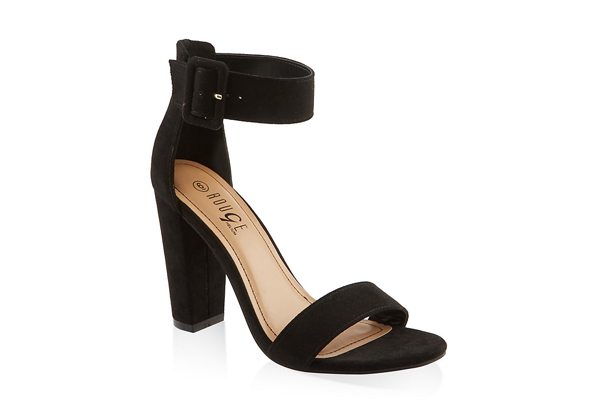 Buckle Ankle Strap High Heel Sandals