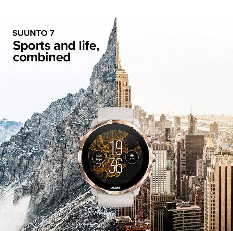 Versatile GPS sports watch and smart watch in one