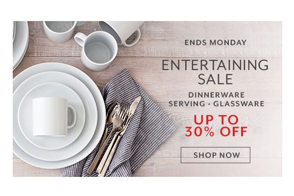 Entertaining sale