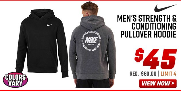 Nike Men's Strength & Conditioning Pullover Hoodie