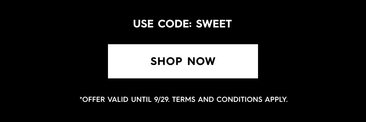 Use Code: SWEET